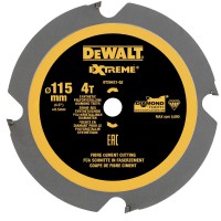 Dewalt DT20421 115mm 4T 9.5mm PCD Circular Saw Blade (Fits DCS571) £37.99